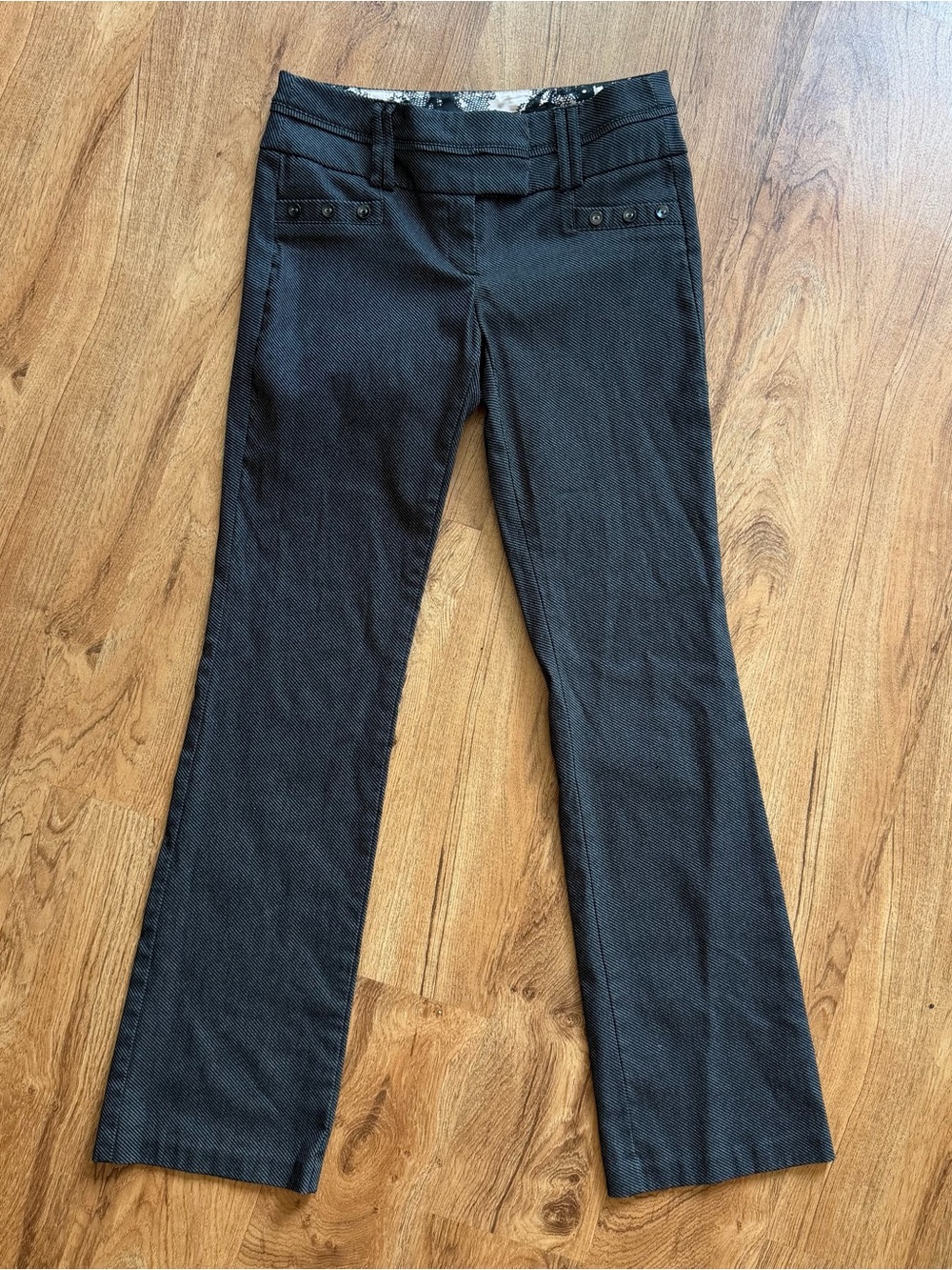Y2K Corporate Goth/Grunge Low Rise Work Pants by Joe B
